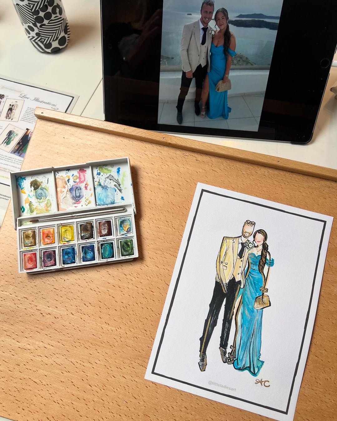 BESPOKE LITTLE MOMENTS ILLUSTRATION - JUST SEND YOUR PHOTO!